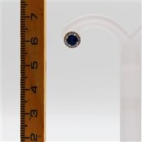 Orecchini Leo Pizzo Donna Orecchini zaffiri e diamanti in Oro bianco Zaffiro 1.24 Ct 19526BZG - 19526BZG